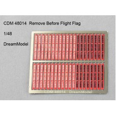 Dreammodel 1/48 48014 Color PE Remove Before Flight Tags Flags
