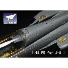 Dreammodel 1/48 2022 PLA Air Force J-8 II 8II Detail Update PE for Trumpeter kit