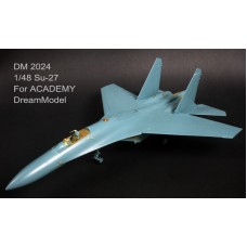 Dreammodel 1/48 2024 SU-27 Russian Sukhoi Update Detail PE for Academy kit