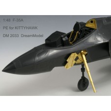 Dreammodel 1/48 2033 F-35A C F-35 Update Detail PE for Kittyhawk kit
