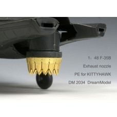 Dreammodel 1/48 2034 F-35B F-35 Exhaust Nozzel Nozzle PE for Kittyhawk kit