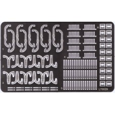 Ship Vessels Detail Update photo etched PE 1/700 029 Boat accessories Davits Set