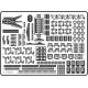Ship Vessels Detail Update photo etched PE 1/700 051 for Nelson-class battleship