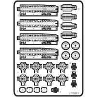 Ship Vessels Detail Update photo etched PE 1/700 072 WWII IJN Catapults